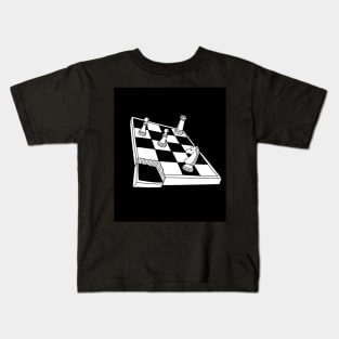 Chessboard Player Chess Pieces Kids T-Shirt